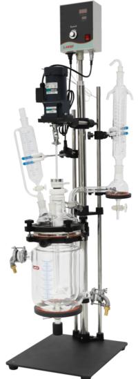 Glass reaktor 1L transparent small